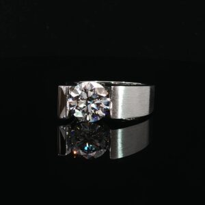 璀璨培育鑽石戒指托，完美展現高品質鑽石的閃耀光彩。.