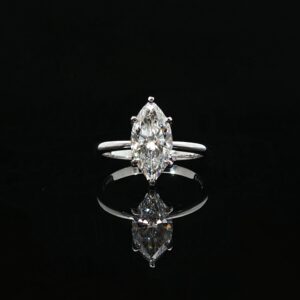 培育鑽石戒指托