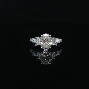 高質感培育鑽石戒指托，展現奢華與精緻工藝。.